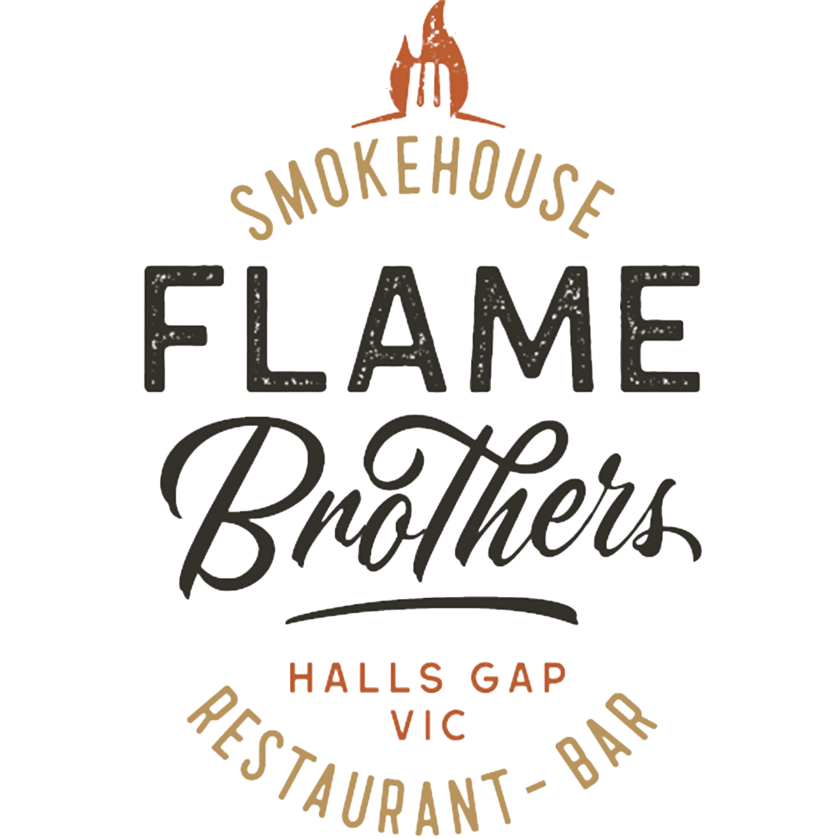 Flame Brothers Smokehouse, Halls Gap VIC, Restaurant and Bar