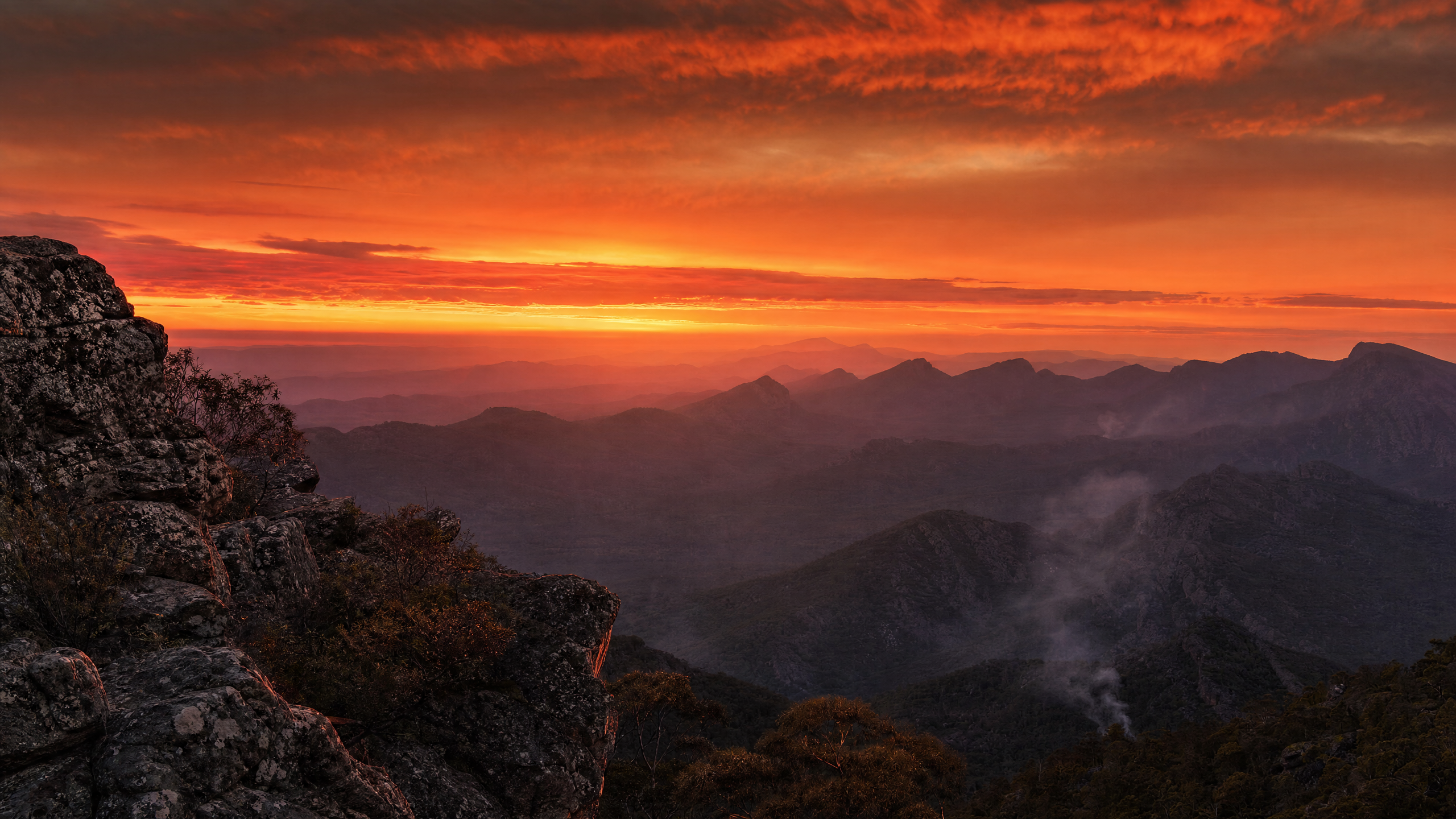 Grampians sunset landscape